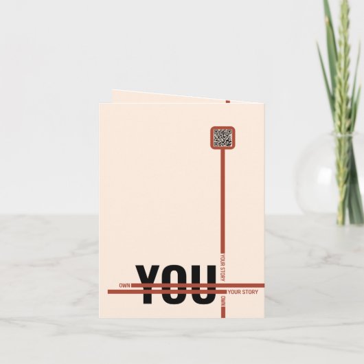 Modern Motivational Event Invitation Card | Semina 招待状 (裏面)