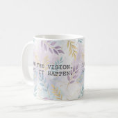Modern Motivational Quote Typography コーヒーマグカップ (正面左)