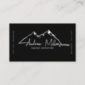 Modern Mountain Adventure | サイン 名刺 (正面)