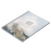 Modern Mountain Adventure Monogram (for men) ノートブック (左側)