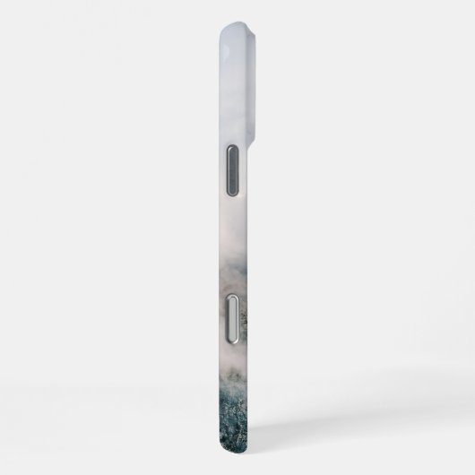 Modern Mountain Peak Monogram iPhoneケース (右側面)