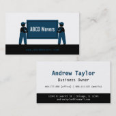 Modern Mover Transport Services Logistics Company 名刺 (正面/裏面)