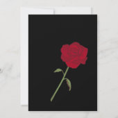 Modern Mr and Mrs wedding gold 招待状 (裏面)