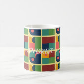 Modern Mug – Abstract Geometric Pattern コーヒーマグカップ (中央)