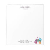 Modern Multi-Instrument Custom Musician Notepad ノートパッド (正面)