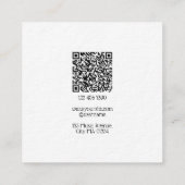 Modern Multi-Instrument Music Business Card スクエア名刺 (裏面)
