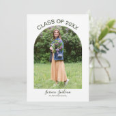 Modern Multi Photo Arch High School Invitation 招待状 (スタンド正面)