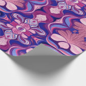 Modern multicolor classic floral pattern design   ラッピングペーパー (角)