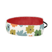 Modern multicolor floral pattern blue green pink アスレチックヘッドバンド (右)