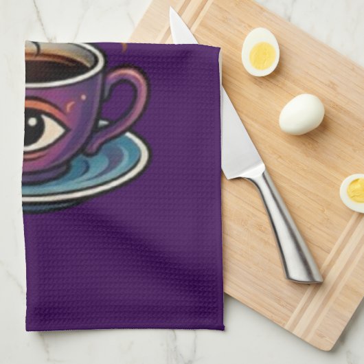 Modern Mystic Coffee Art My third eye collection キッチンタオル (四つ折り)