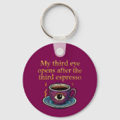 Modern Mystic Coffee Art My third eye collection キーホルダー (正面)