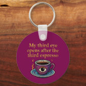 Modern Mystic Coffee Art My third eye collection キーホルダー (正面)