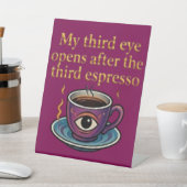 Modern Mystic Coffee Art My third eye collection 台座サイン (インサイチュ)