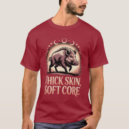 Modern Mystics Boar  – Thick Skin, Soft Core Tシャツ