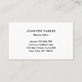 Modern Nagellack Loyalität Salon Visitenkarte 名刺 (裏面)