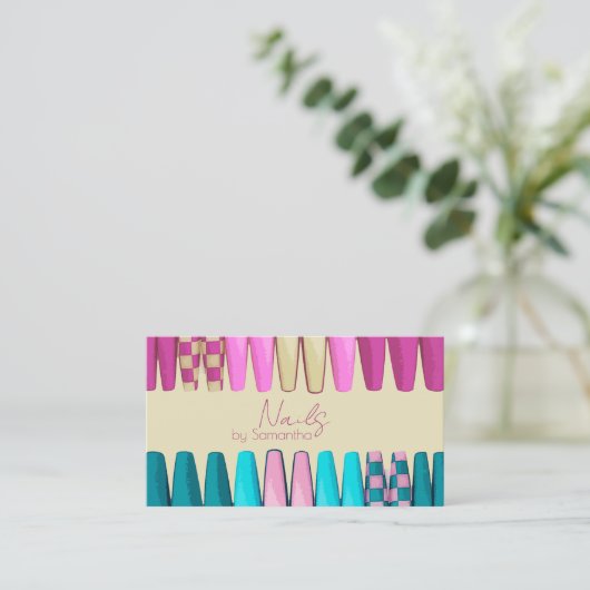 Modern Nail Artist 名刺 (スタンド正面)