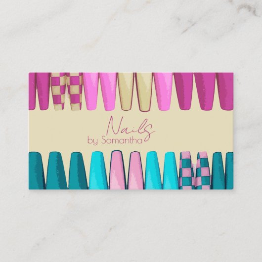 Modern Nail Artist 名刺 (正面)