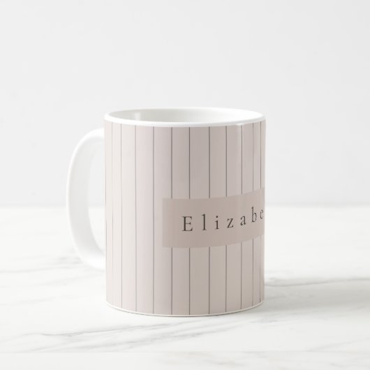 Modern Name Mug コーヒーマグカップ (正面左)