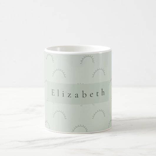 Modern Name Mug  コーヒーマグカップ (中央)