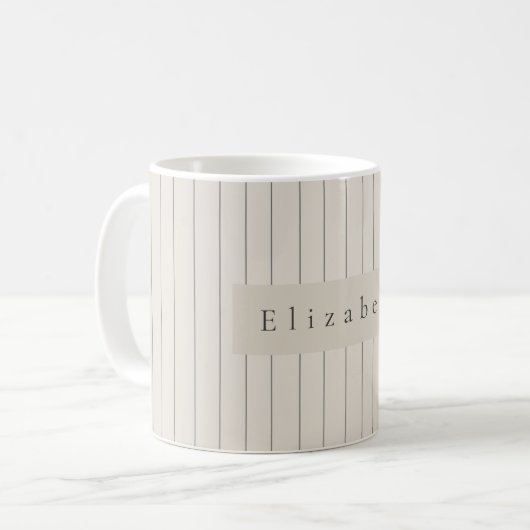 Modern Name Mug コーヒーマグカップ (正面左)