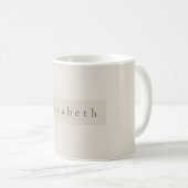 Modern Name Mug コーヒーマグカップ (正面右)