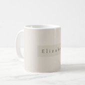 Modern Name Mug  コーヒーマグカップ (正面左)