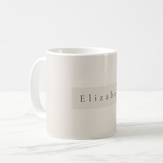 Modern Name Mug コーヒーマグカップ (正面左)