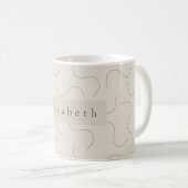 Modern Name Mug コーヒーマグカップ (正面右)