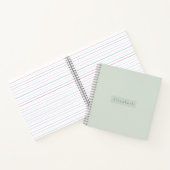 Modern Name  Notebook ノートブック (内部)