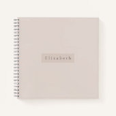 Modern Name Notebook ノートブック (正面)