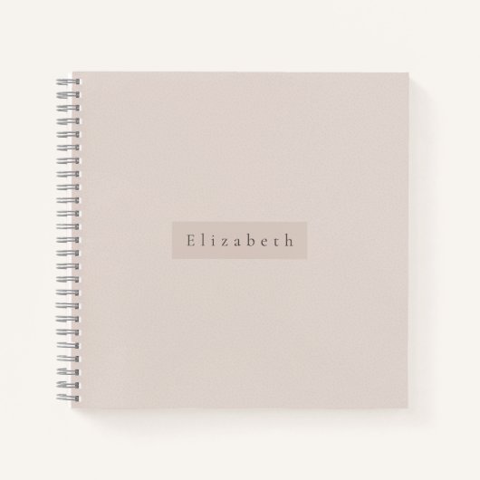 Modern Name Notebook ノートブック (正面)