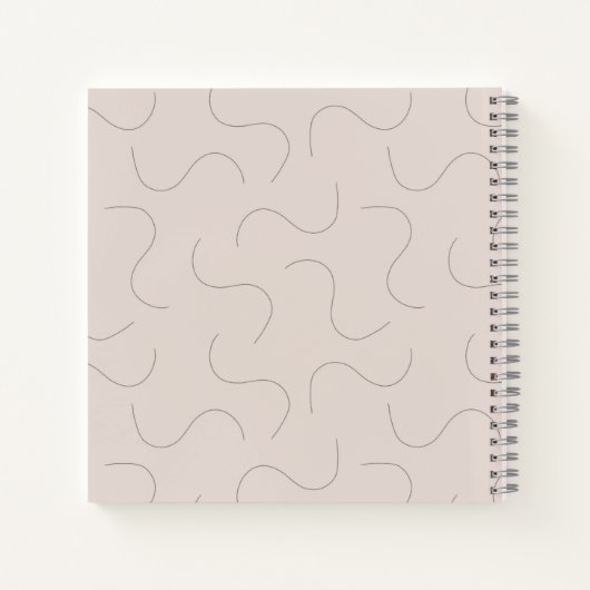 Modern Name Notebook ノートブック (裏面)