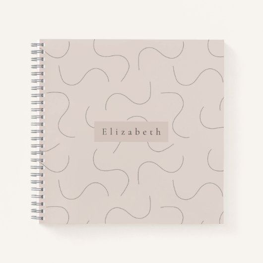 Modern Name Notebook ノートブック (正面)