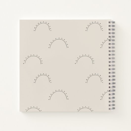 Modern Name Notebook ノートブック (裏面)