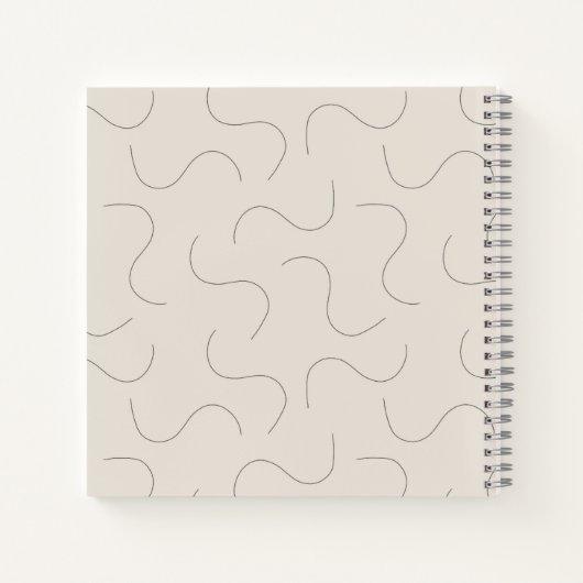 Modern Name Notebook  ノートブック (裏面)