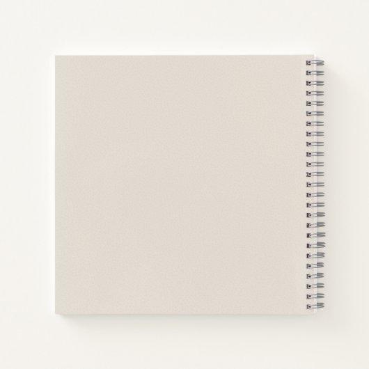 Modern Name Notebook  ノートブック (裏面)