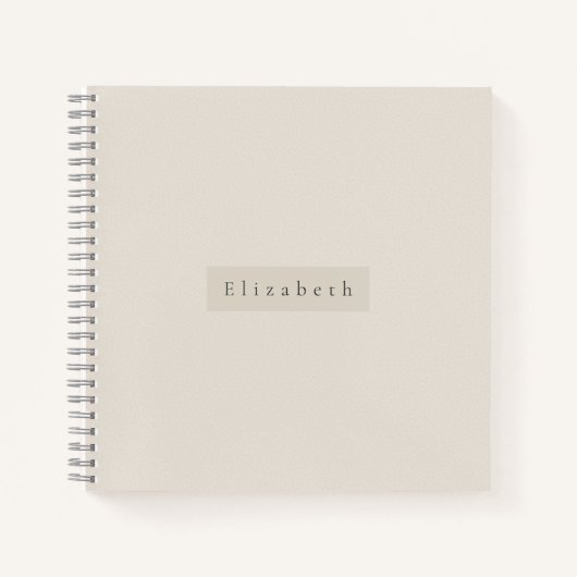 Modern Name Notebook  ノートブック (正面)