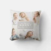 Modern Nanny 4 Photo Gray クッション (正面)
