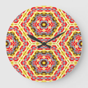 Modern Native American 10 Clock ラージ壁時計