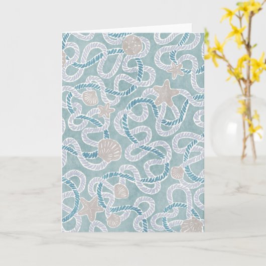 Modern Nautical カード (黄色い花)