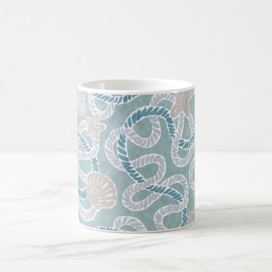 Modern Nautical コーヒーマグカップ (中央)