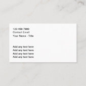 Modern Nautical Marine Services Business Cards 名刺 (裏面)