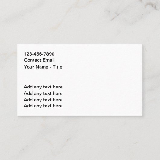 Modern Nautical Marine Services Business Cards 名刺 (裏面)