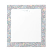 Modern Nautical Reef Personalized Notepad ノートパッド (正面)