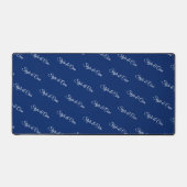 Modern Navy Desk Mat Custom Branding Accessory デスクマット (正面)