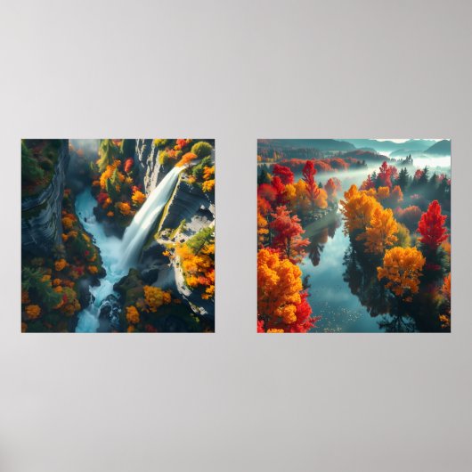 Modern Navy & Gold Abstract Mountain Peak – Luxury (正面)