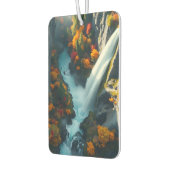 Modern Navy & Gold Abstract Mountain Peak – Luxury カーエアーフレッシュナー (左)