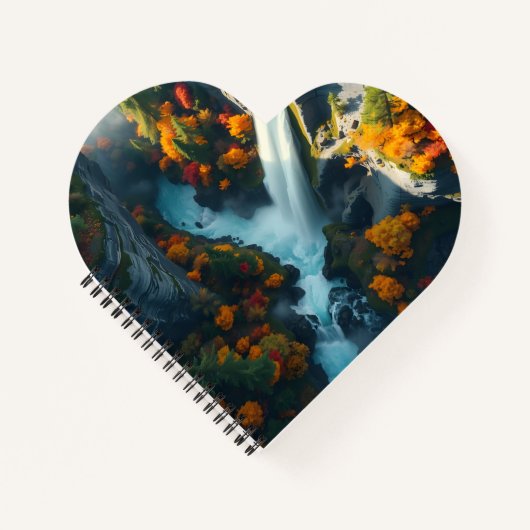 Modern Navy & Gold Abstract Mountain Peak – Luxury ノートブック (正面)