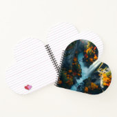 Modern Navy & Gold Abstract Mountain Peak – Luxury ノートブック (内部)