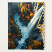 Modern Navy & Gold Abstract Mountain Peak – Luxury プランナー手帳 (裏面)